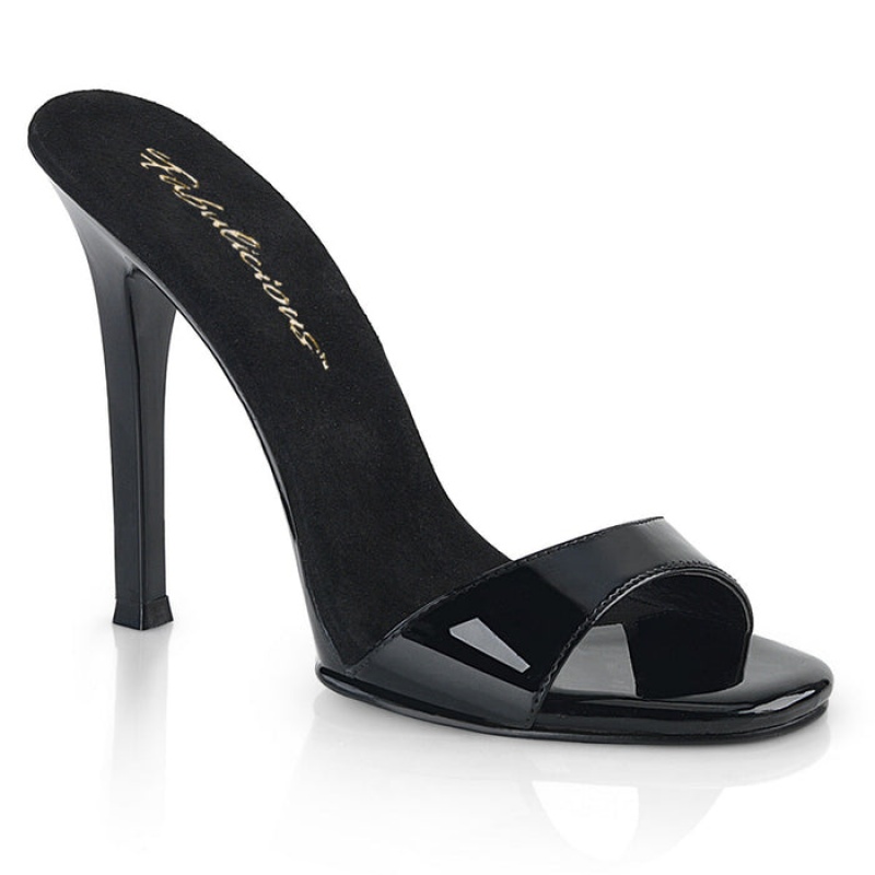 Black Pleaser Gala-01S Women's Slides | SO2967348