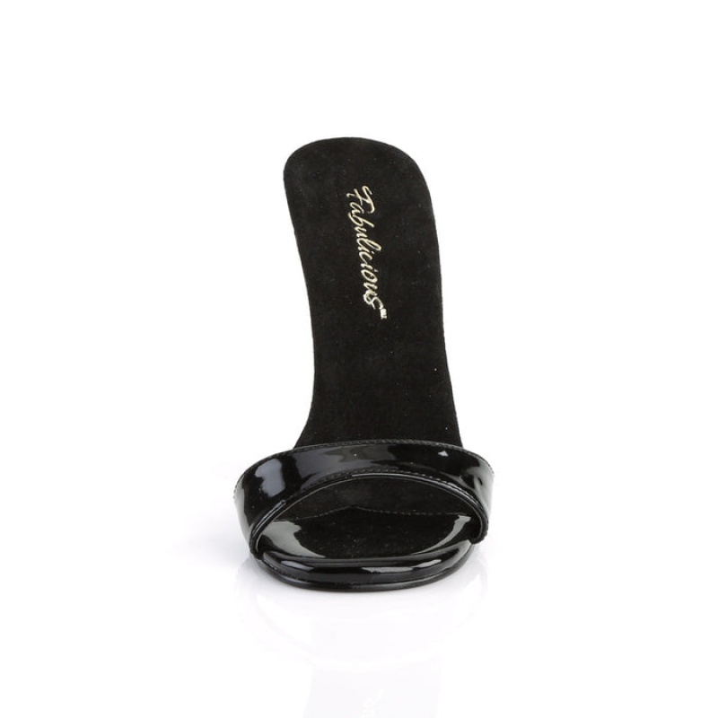 Black Pleaser Gala-01S Women\'s Slides | SO2967348