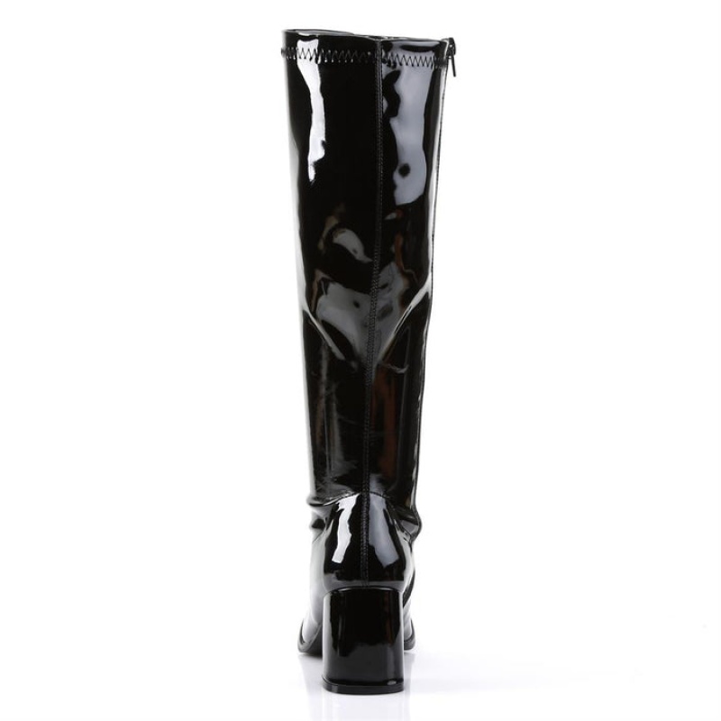 Black Pleaser Gogo-300WC Women's Boots | ZE7930216