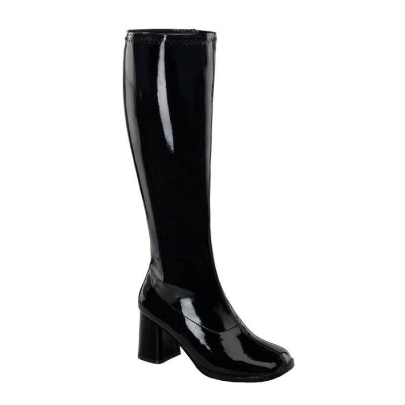 Black Pleaser Gogo-300WC Women's Boots | ZE7930216