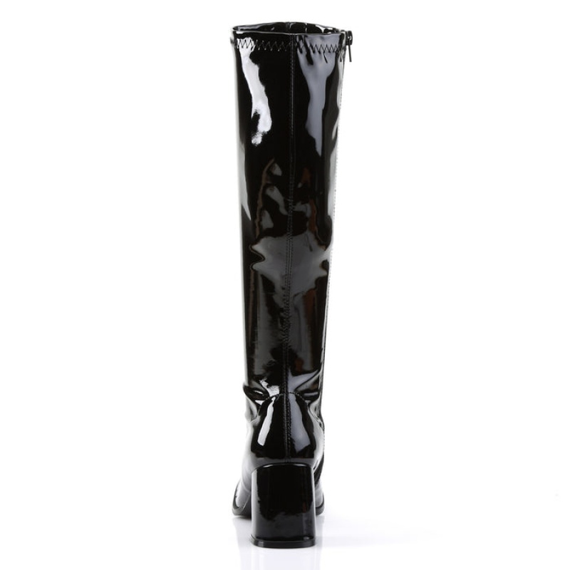 Black Pleaser Gogo-300 Women's Boots | IE5832401