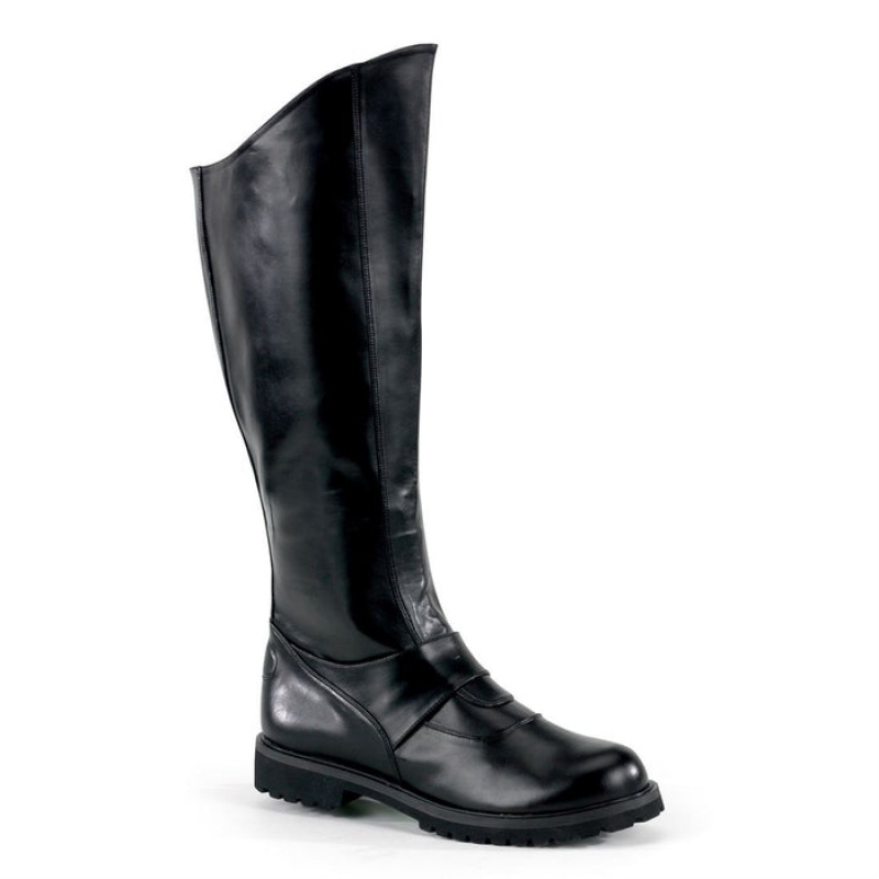 Black Pleaser Gotham-100 Women's Boots | ZD5319260