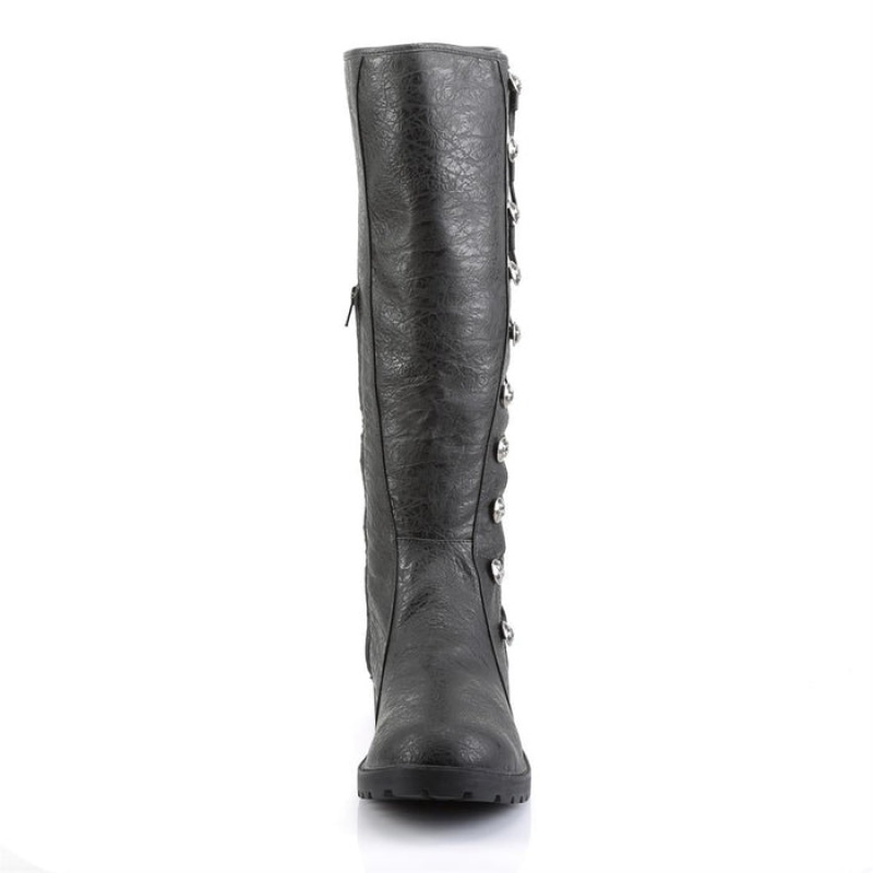 Black Pleaser Gotham-109 Women\'s Boots | PE8152634