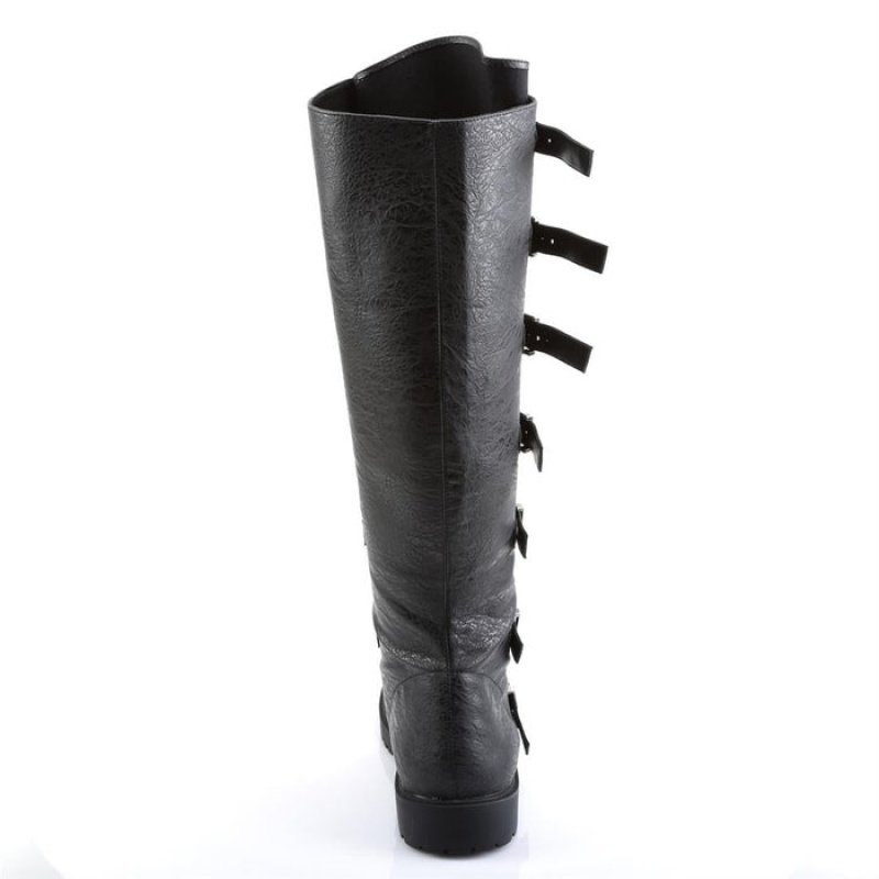 Black Pleaser Gotham-110 Women's Boots | SI8463297