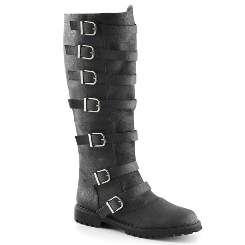 Black Pleaser Gotham-110 Women's Boots | SI8463297