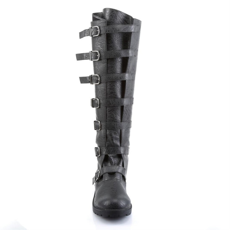 Black Pleaser Gotham-110 Women\'s Boots | SI8463297