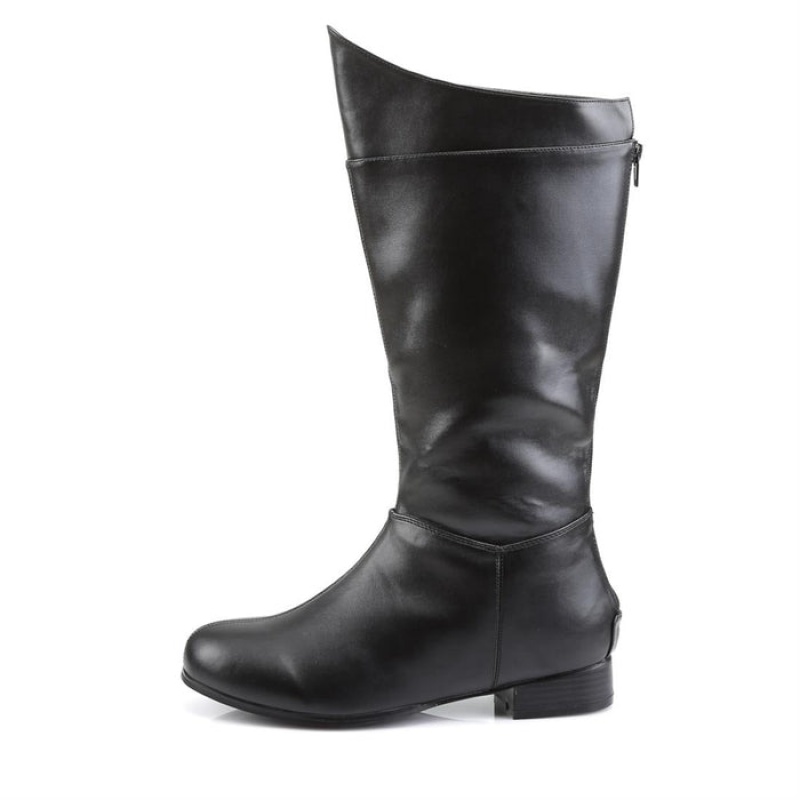 Black Pleaser Hero-100 Women's Boots | IX9420587