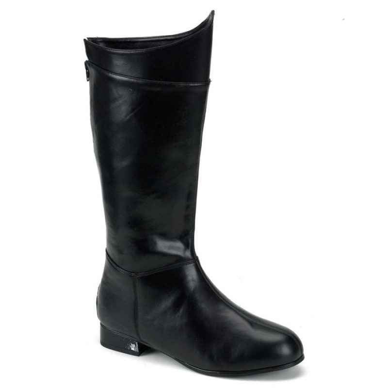 Black Pleaser Hero-100 Women's Boots | IX9420587