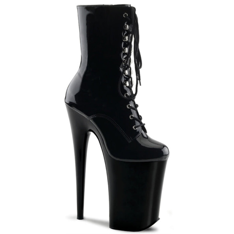 Black Pleaser Infinity-1020 Women's Boots | TS2914753