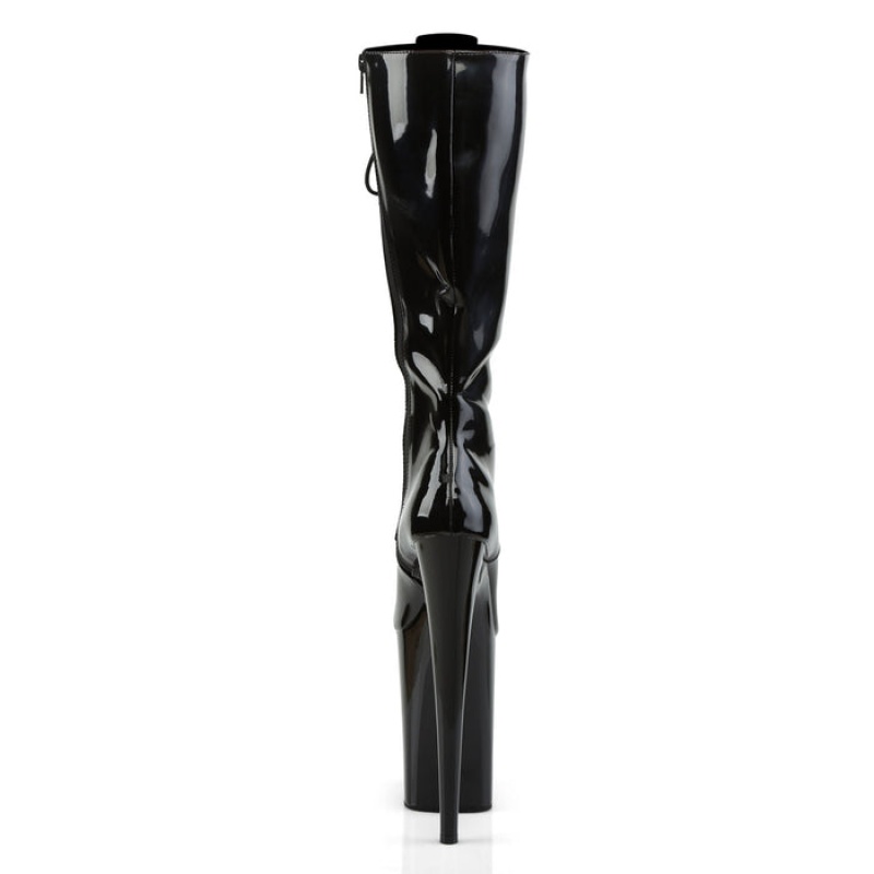 Black Pleaser Infinity-2020 Women's Boots | NA3296408