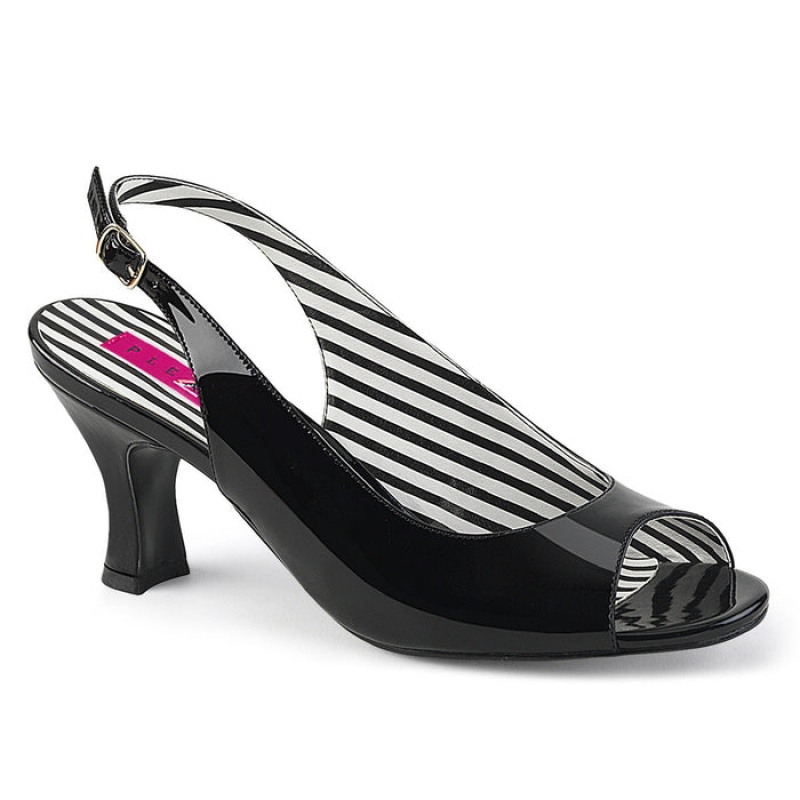 Black Pleaser Jenna-02 Women's Sandals | WQ5867132