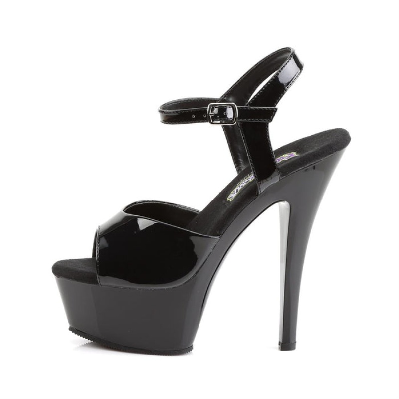 Black Pleaser Juliet-209 Women's Sandals | NP4310596