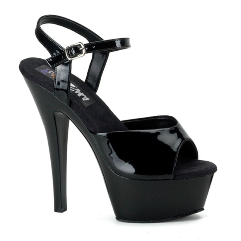 Black Pleaser Juliet-209 Women's Sandals | NP4310596