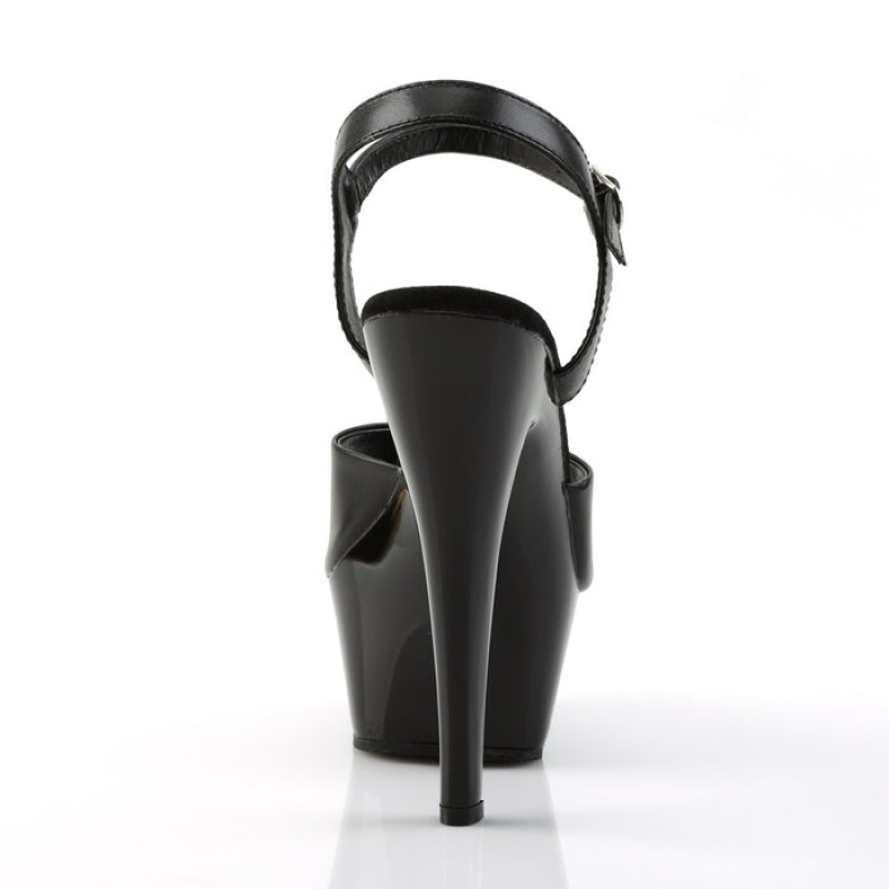 Black Pleaser Kiss-209 Women's Sandals | WE3481592