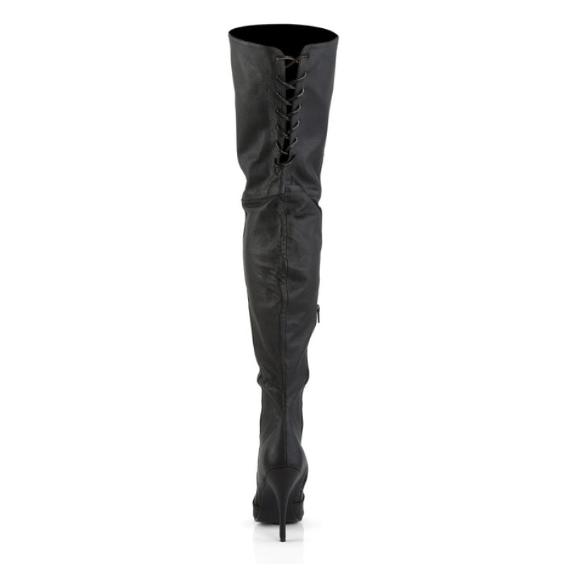 Black Pleaser Legend-8899 Women's Boots | MN4219573