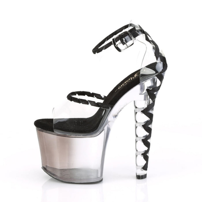 Black Pleaser Lovesick-712T Women's Sandals | JG2506847