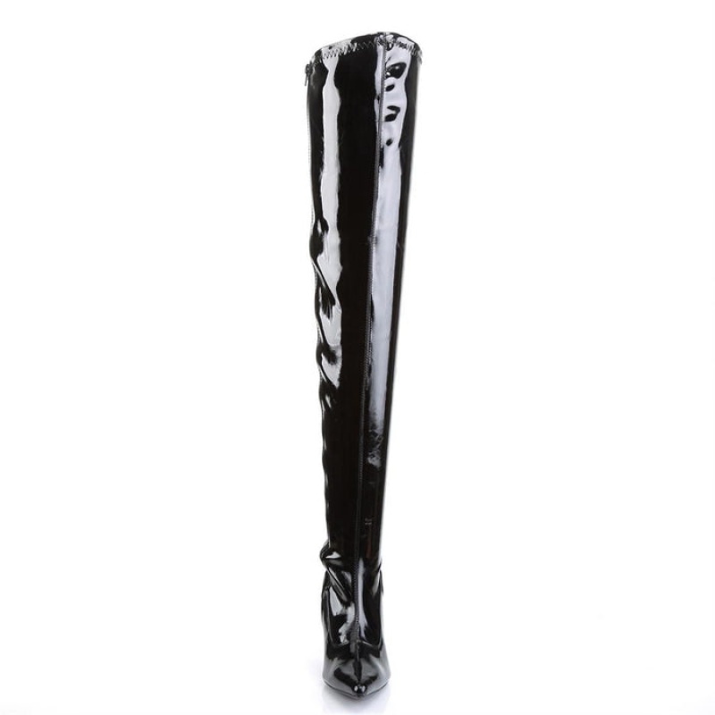 Black Pleaser Lust-3000 Women\'s Boots | BV6518073