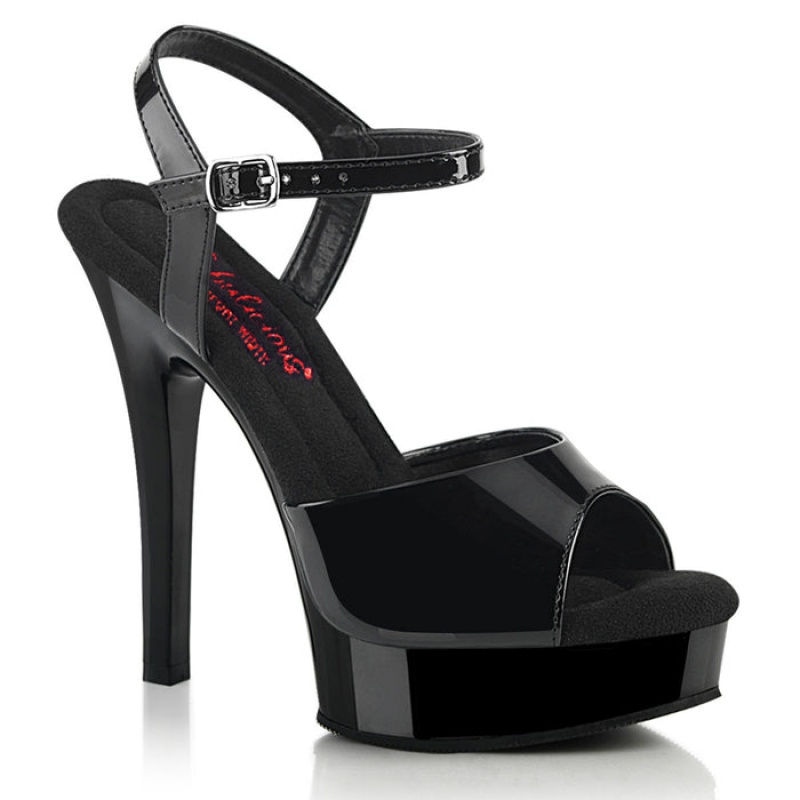 Black Pleaser Majesty-509 Women's Sandals | YV3957682