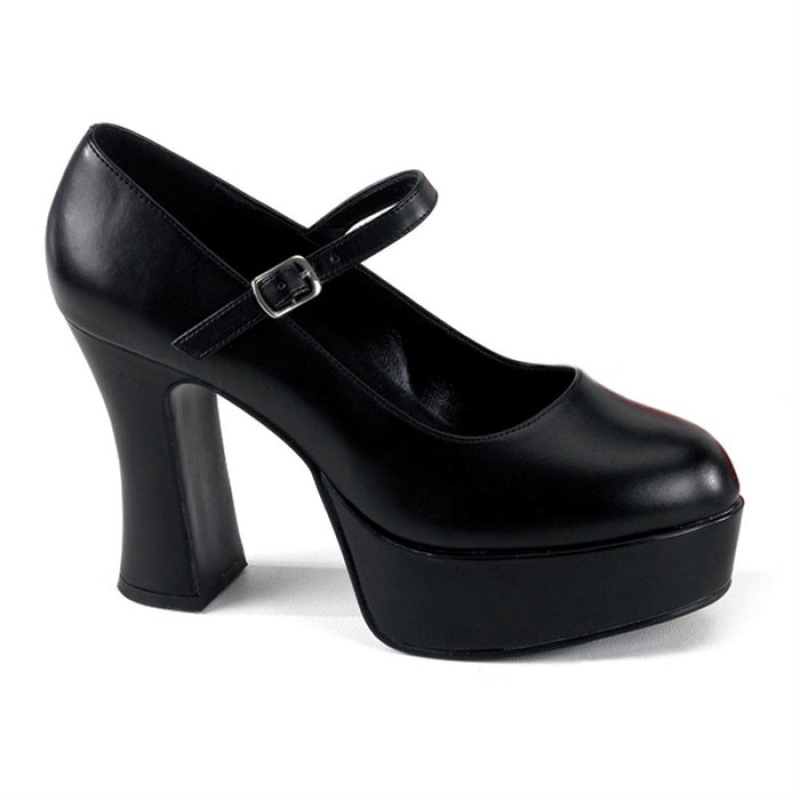 Black Pleaser Maryjane-50 Women's Pumps | OQ3418795