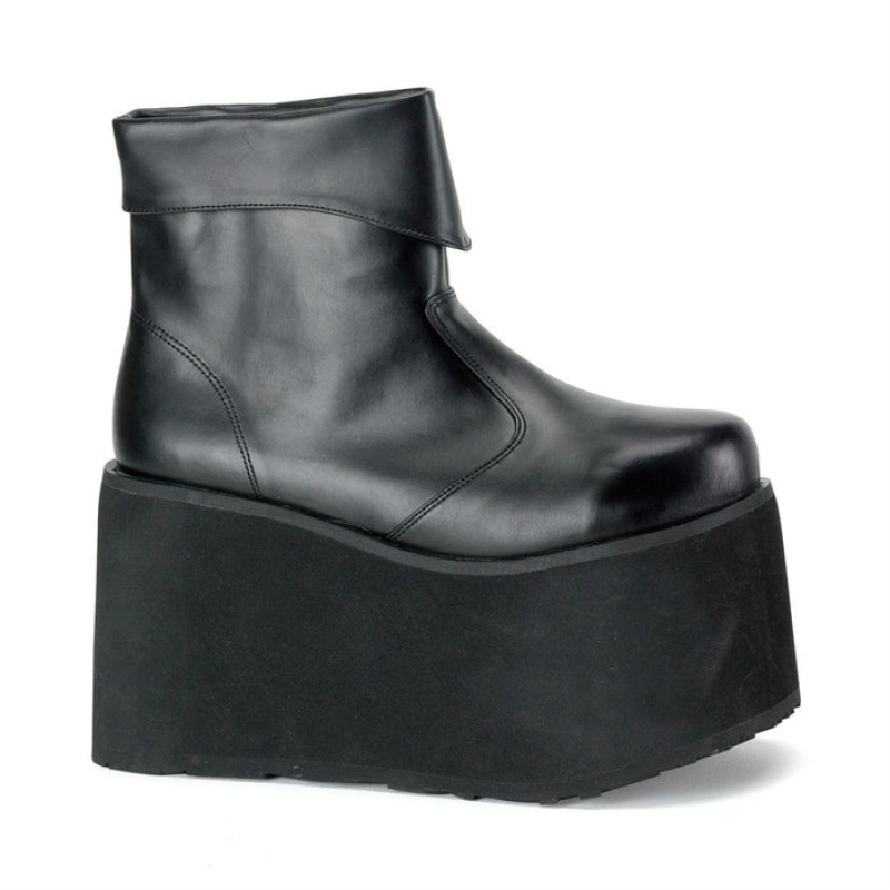 Black Pleaser Monster-02 Women's Boots | DP1935804