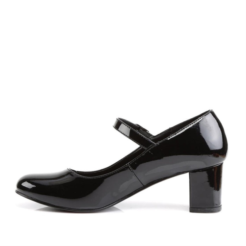 Black Pleaser Schoolgirl-50 Women's Pumps | OB2915604