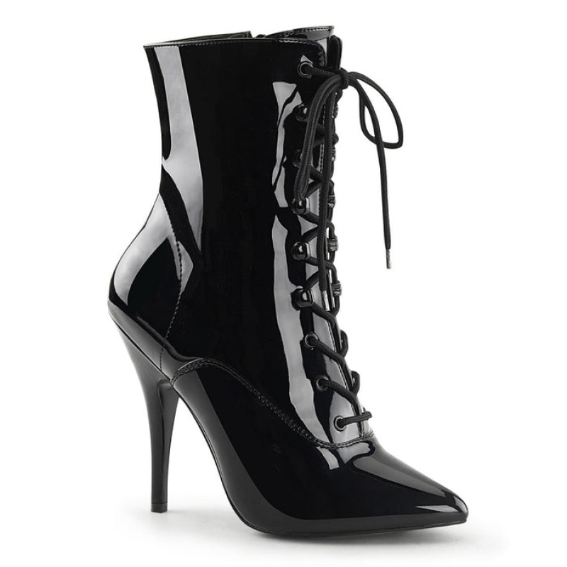 Black Pleaser Seduce-1020 Women's Boots | NL7456928