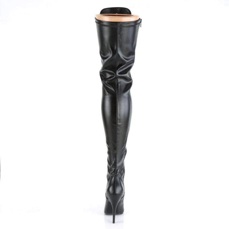 Black Pleaser Seduce-3024 Women's Boots | LC1540239