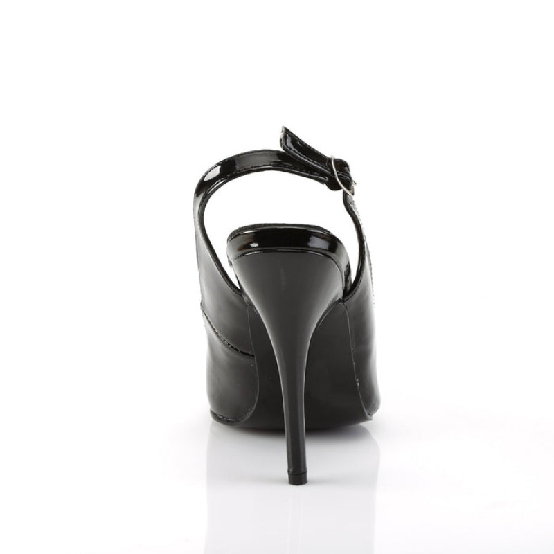 Black Pleaser Seduce-317 Women's Pumps | PQ5896431