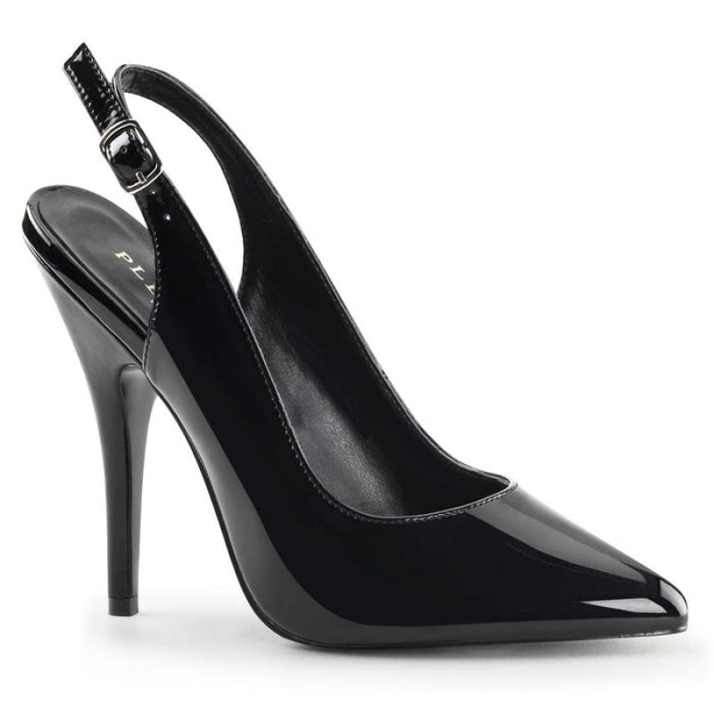 Black Pleaser Seduce-317 Women's Pumps | PQ5896431