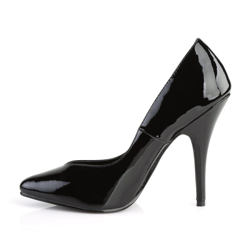 Black Pleaser Seduce-420V Women's Pumps | AY7180259