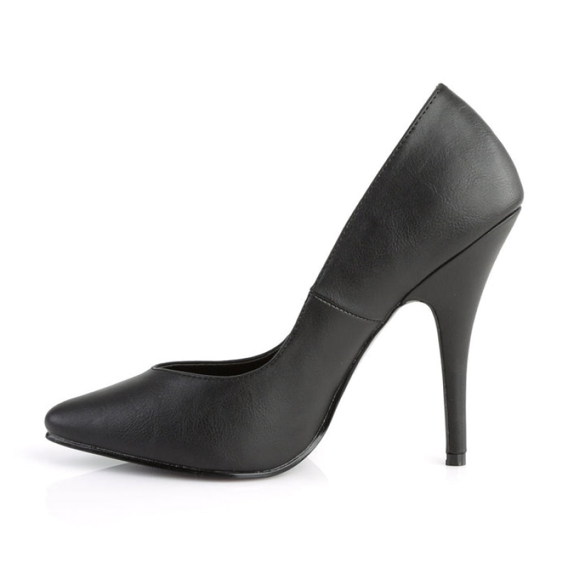 Black Pleaser Seduce-420V Women's Pumps | TR9245781