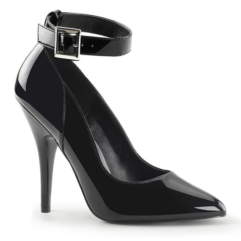 Black Pleaser Seduce-431 Women's Pumps | RK3715240