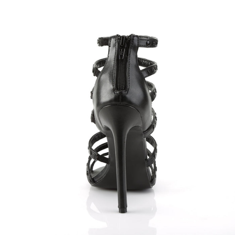 Black Pleaser Sexy-15 Women's Sandals | KD3812765