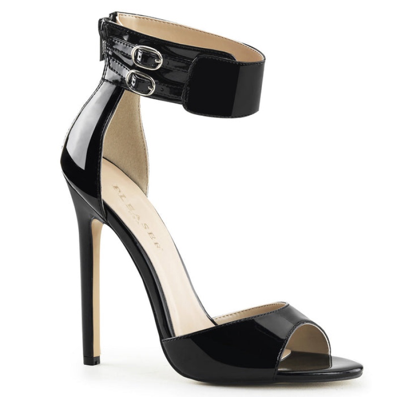 Black Pleaser Sexy-19 Women's Sandals | HG0879642