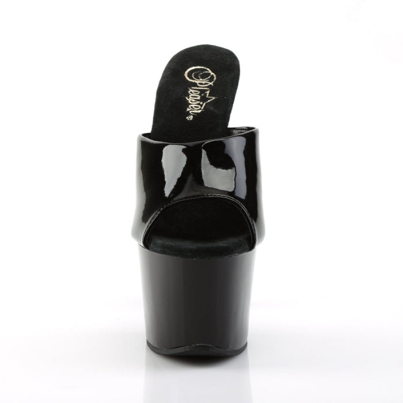 Black Pleaser Sky-301 Women\'s Slides | AX4897362