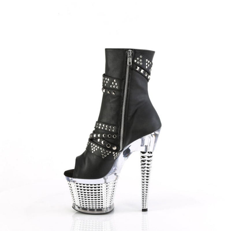 Black Pleaser Spectator-1015 Women's Boots | PB1589307