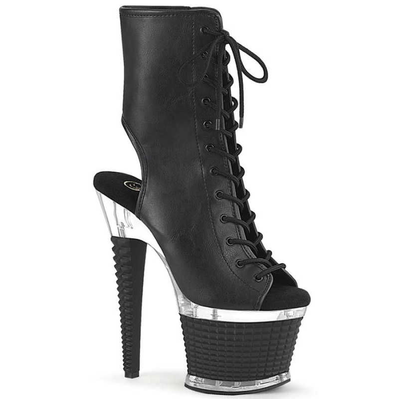 Black Pleaser Spectator-1016 Women's Boots | QS8204163