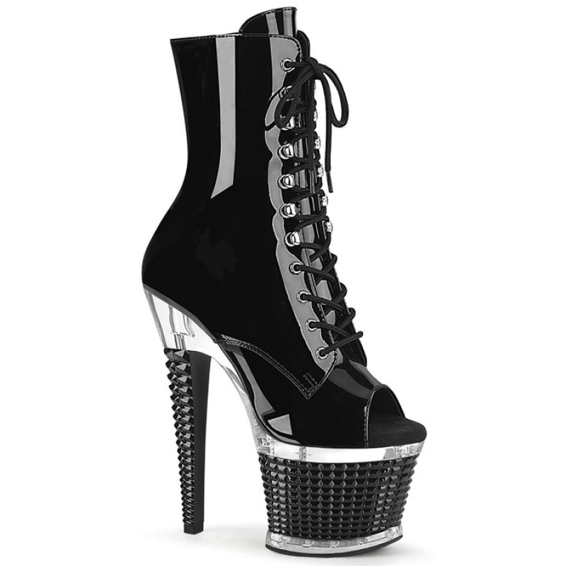 Black Pleaser Spectator-1021 Women\'s Boots | DJ2651873