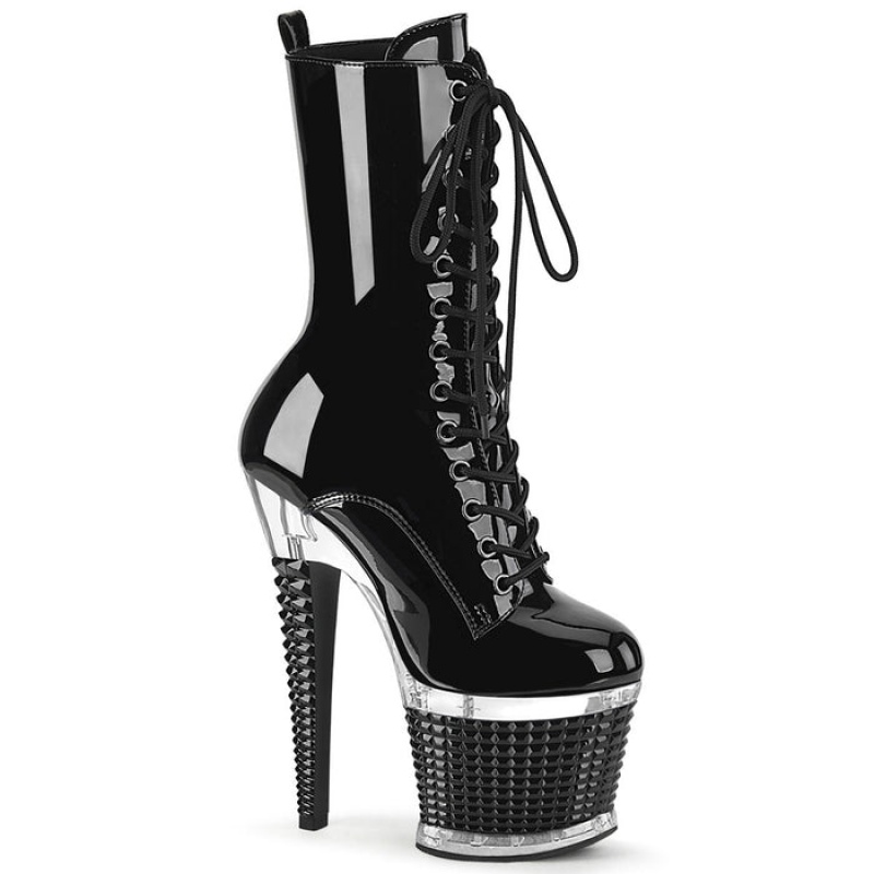 Black Pleaser Spectator-1040 Women's Boots | EV1039284