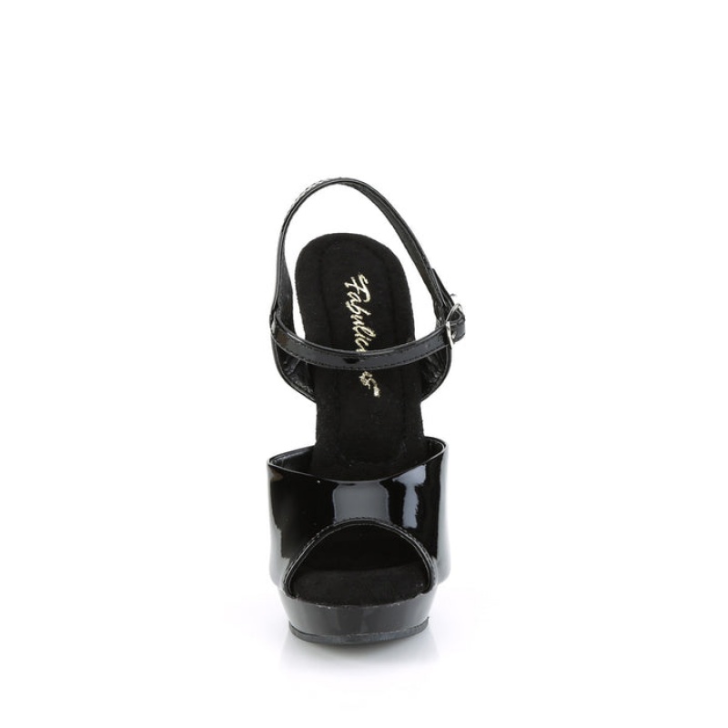 Black Pleaser Sultry-609 Women's Sandals | FT5479831