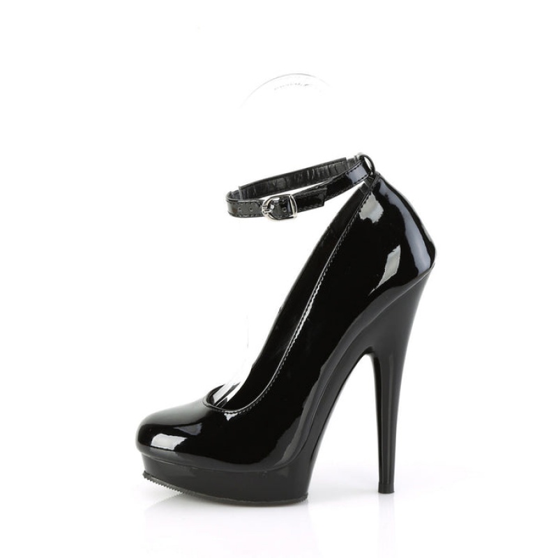 Black Pleaser Sultry-686 Women's Pumps | JF4865309