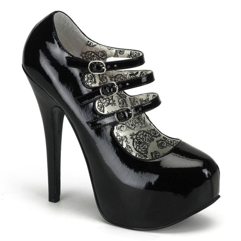 Black Pleaser Teeze-05 Women's Pumps | SA6408925