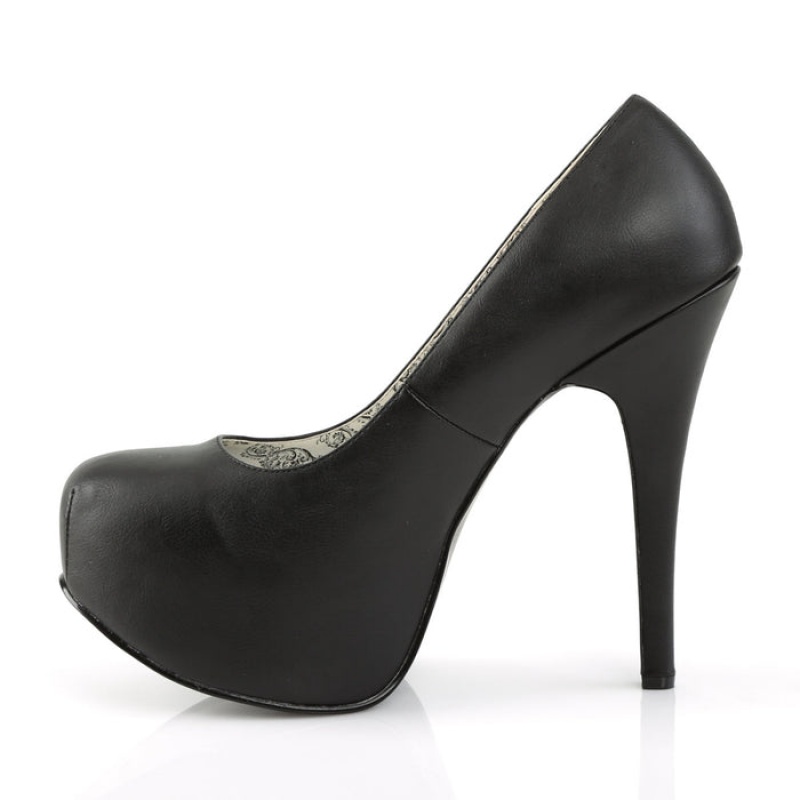 Black Pleaser Teeze-06W Women's Pumps | ER6249781