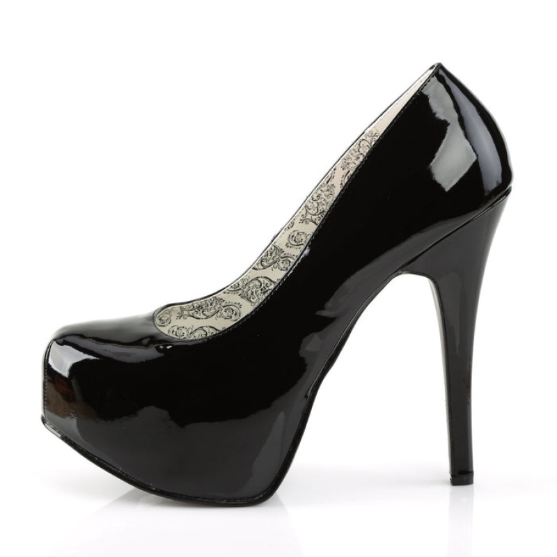 Black Pleaser Teeze-06W Women's Pumps | ML4851932