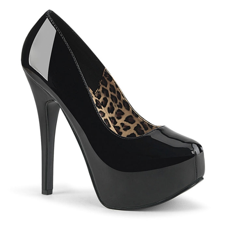 Black Pleaser Teeze-06 Women's Pumps | GE3570268