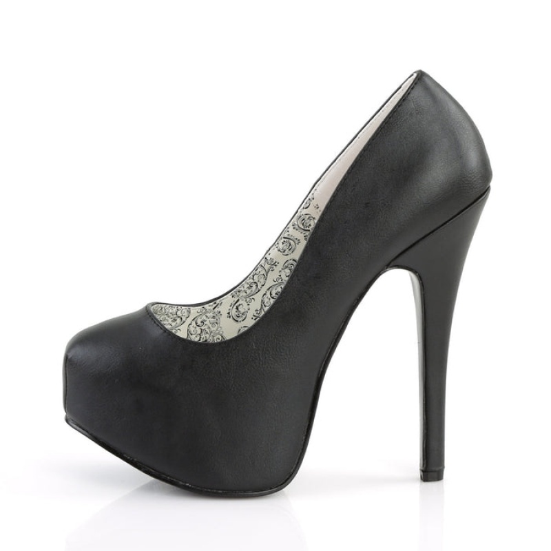 Black Pleaser Teeze-06 Women's Pumps | TB8170452