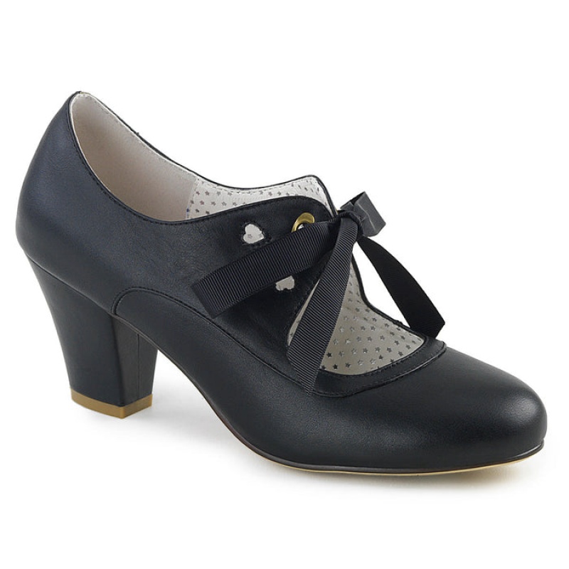 Black Pleaser Wiggle-32 Women's Pumps | VW5032864