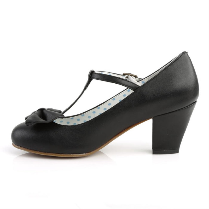 Black Pleaser Wiggle-50 Women's Pumps | HZ0687139