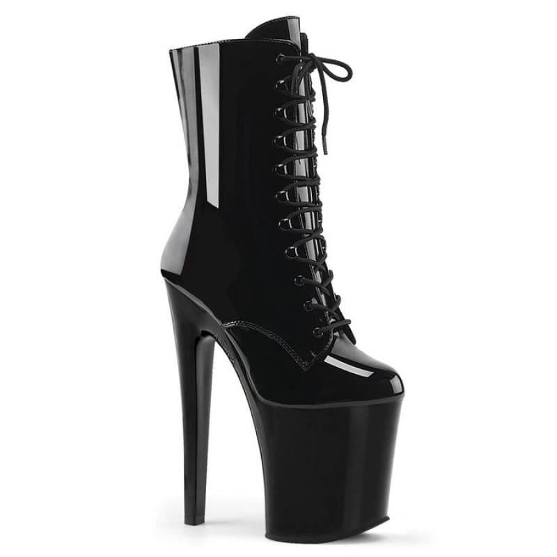 Black Pleaser Xtreme-1020 Women's Boots | YX6483091