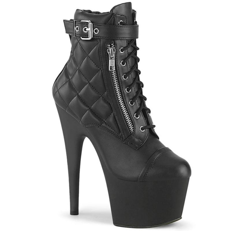 Black / Black Pleaser Adore-700-05 Women's Boots | DC0596342